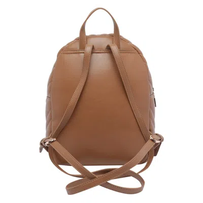 Liu •jo Versatile Quilted Backpack Featuring Multiple Pockets In Brown
