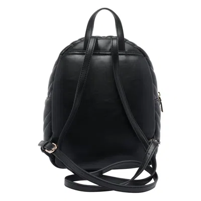 Liu •jo Stylish Quilted Backpack Multiple Pockets In Black