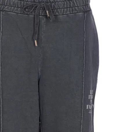 Family First Elastic Drawstring Sweatpants In Blue