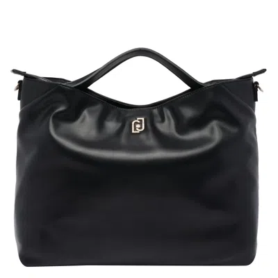 Liu •jo Versatile Tote Bag Adjustable Strap In Black