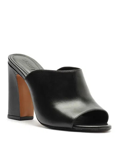 Schutz Esme Platform Mule In Black, Women's At Urban Outfitters In Black
