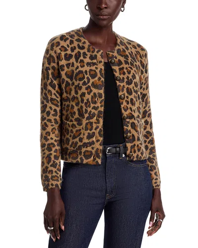 Kobi Halperin Donovan Leopard Print Cardigan In Multi