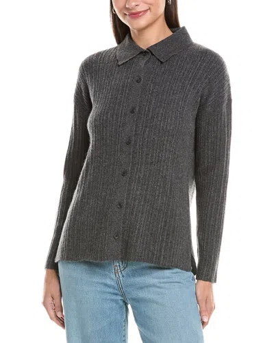 The Cashmere Project Cashmere Cardigan In Gray