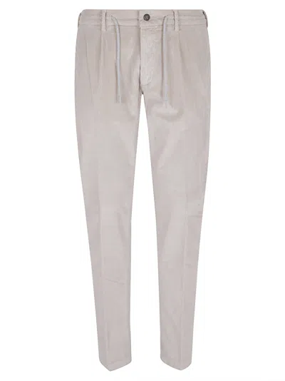 Eleventy Trousers With Drawstring Waist And Pockets In Gray