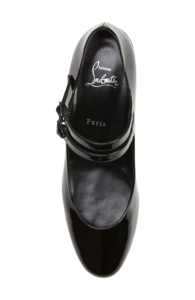 Christian Louboutin Woman Pumps Black Size 7 Leather In Animal Print