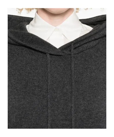 Antonelli Hoodie With Long Sleeves In Gray