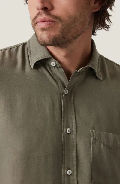 34 Heritage Solid Lyocell Button-up Shirt In Green