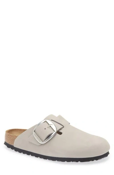 Birkenstock Boston Big Buckle Clogs In White
