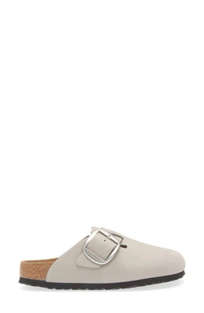 Birkenstock Boston Big Buckle Clogs In White