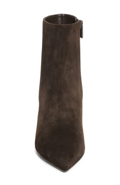 Christian Louboutin Vibella Pointed Toe Bootie In Brown