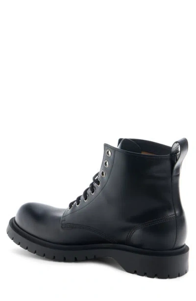 Givenchy Chunky Sole Leather Ankle Boots With Pull Tab In Black