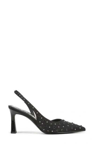 Circus Ny By Sam Edelman Women's Tallie Rhinestone Pointed-toe Asymmetrical Pumps In Black