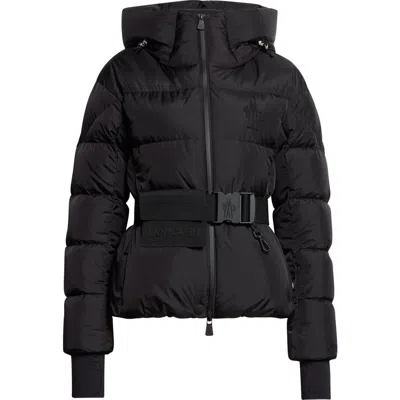 Moncler Grenoble Bouquetin Hooded Down Puffer Jacket In Black