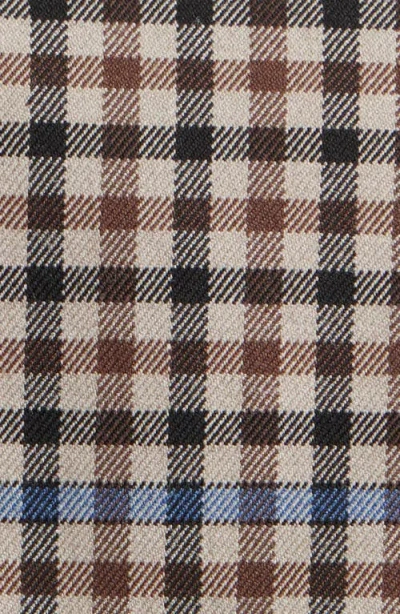 Rails Jett Check Crop Trench Coat In Multi