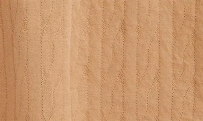 Polo Ralph Lauren Girls 7-16 Quilted Cable-motif Skirt In Brown