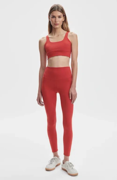 Varley Freesoft Super High 25 Legging In Red