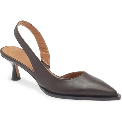 Atp Atelier Desana Slingback Pointed Toe Half D'orsay Pump In Multi