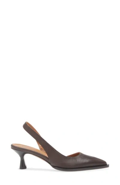 Atp Atelier Desana Slingback Pointed Toe Half D'orsay Pump In Multi