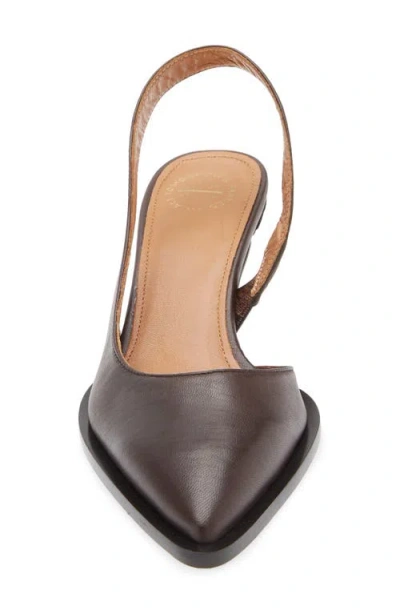 Atp Atelier Desana Slingback Pointed Toe Half D'orsay Pump In Multi