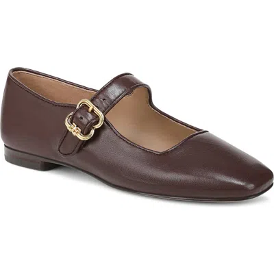 Sam Edelman Michaela Buckle-strap Ballet Flat In Brown