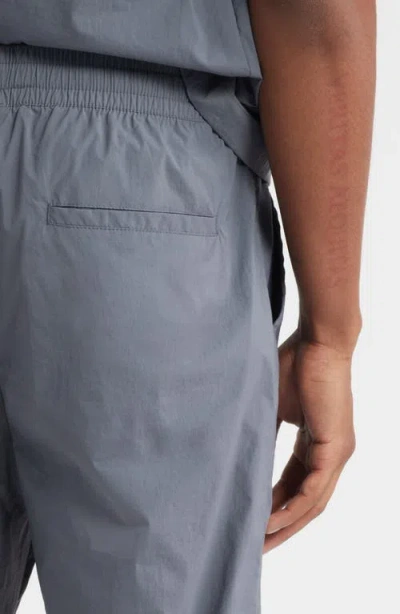 Rizort Kore Drawstring Nylon Pants In Blue
