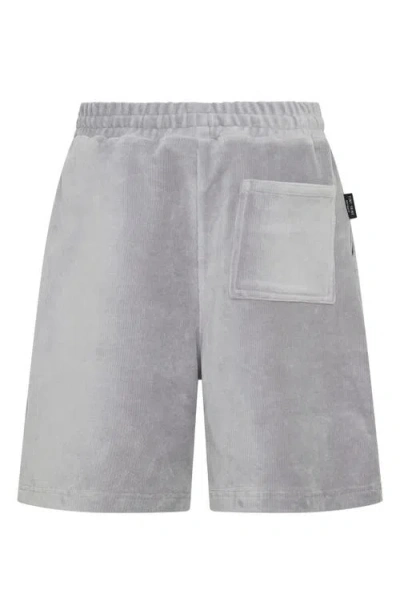 Tiny Tribe Kids' Corduroy Drawstring Shorts In Gray