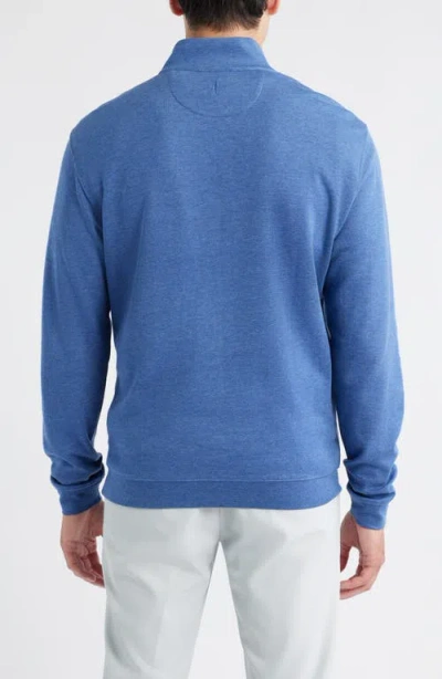 Johnnie-o Sully Quarter Zip Pullover In Blue