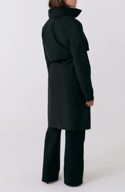 Lole Aliz Rain Trench Coat In Green