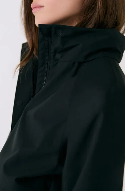 Lole Aliz Rain Trench Coat In Green