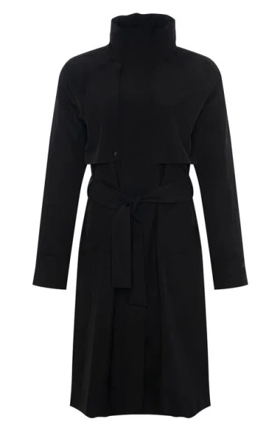 Lole Aliz Rain Trench Coat In Green