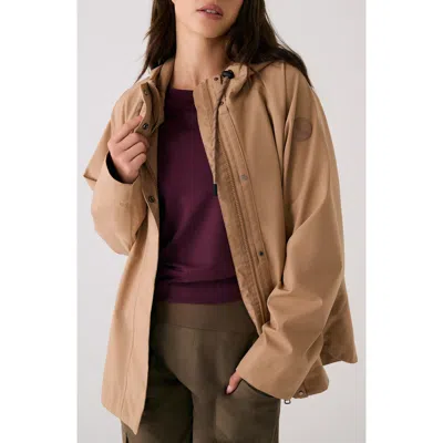 Lole Lachine Oversized Rain Jacket In Sand