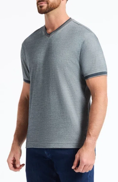 Robert Graham Holton Short Sleeve T-shirt In Gray