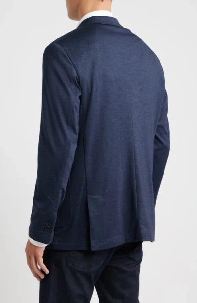 Johnston & Murphy Xc Flex® Microcheck Knit Sport Coat In Blue