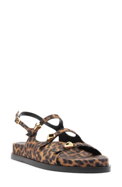 Arezzo Women's Felice Flat Sandals In Animal Print