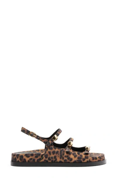 Arezzo Women's Felice Flat Sandals In Animal Print