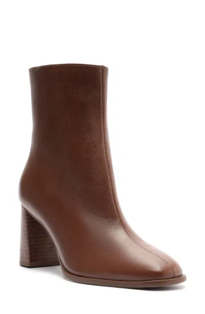 Arezzo Women's Regina Wood Block Heel Booties In Brown