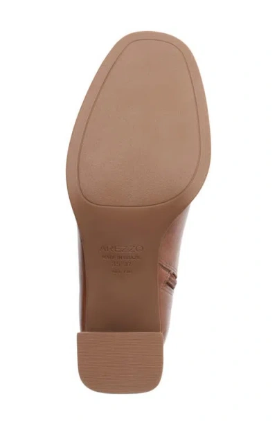 Arezzo Women's Regina Wood Block Heel Booties In Brown
