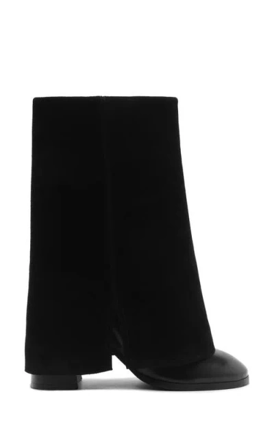 Arezzo Women's Harper Fold Over Booties In Black