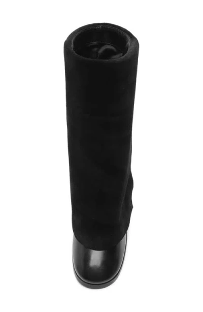 Arezzo Women's Harper Fold Over Booties In Black