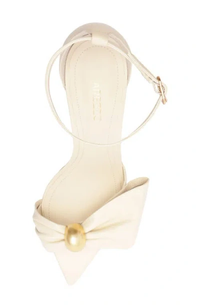 Arezzo Rayna Ankle Strap Pointed Toe Sandal In Multi