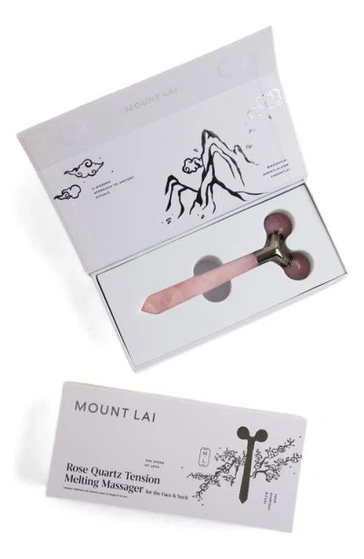 Mount Lai Rose Quartz Tension Melting Massager In Pink