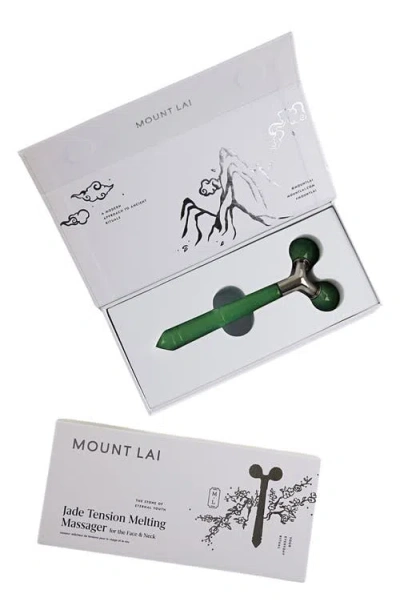 Mount Lai Jade Tension Melting Massager For Face And Neck In Green