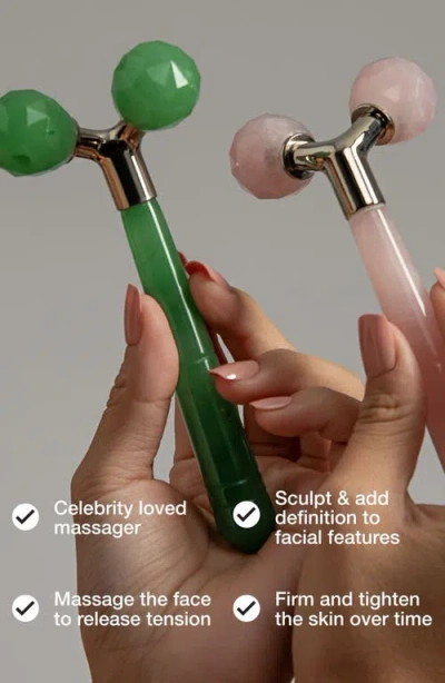 Mount Lai Jade Tension Melting Massager For Face And Neck In Green