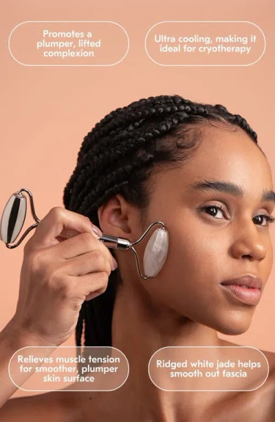 Mount Lai Women's Vitality Qi Facial Roller In White