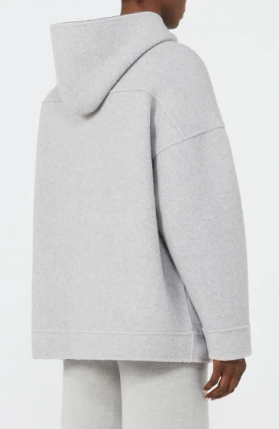 Mm By Max Mara Sottile Zip Hoodie In Gray