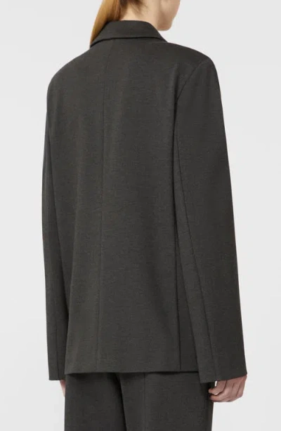 Mm By Max Mara Virgus Double Breasted Jersey Blazer In Gray