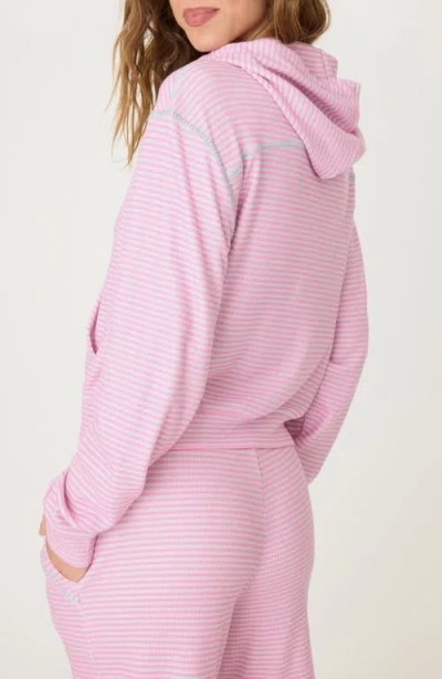 Pj Salvage Secret Garden Pajama Hoodie In Pink