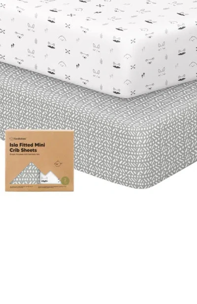 Keababies Isla Fitted Mini Crib Sheets In Multi