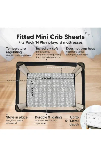 Keababies Isla Fitted Mini Crib Sheets In Multi