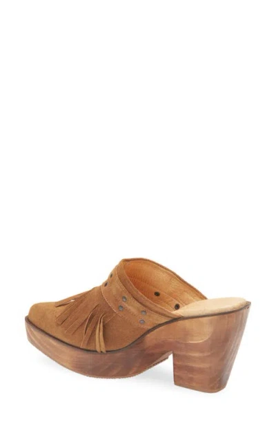 Cordani Pointed Toe Platform Mule In Brown